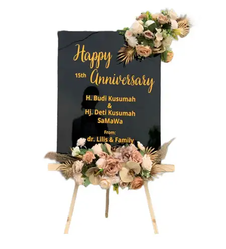 Papan Bunga Akrilik Hampang