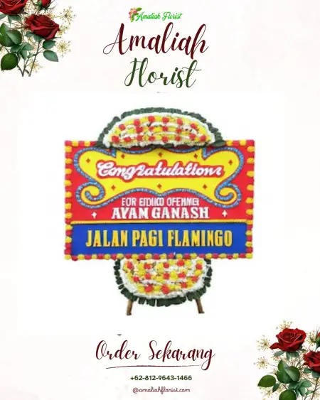 Sewa Papan Bunga Hampang