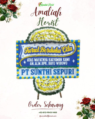 Papan Bunga Duka di Hampang