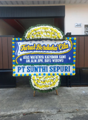 Papan Bunga Duka di Hampang